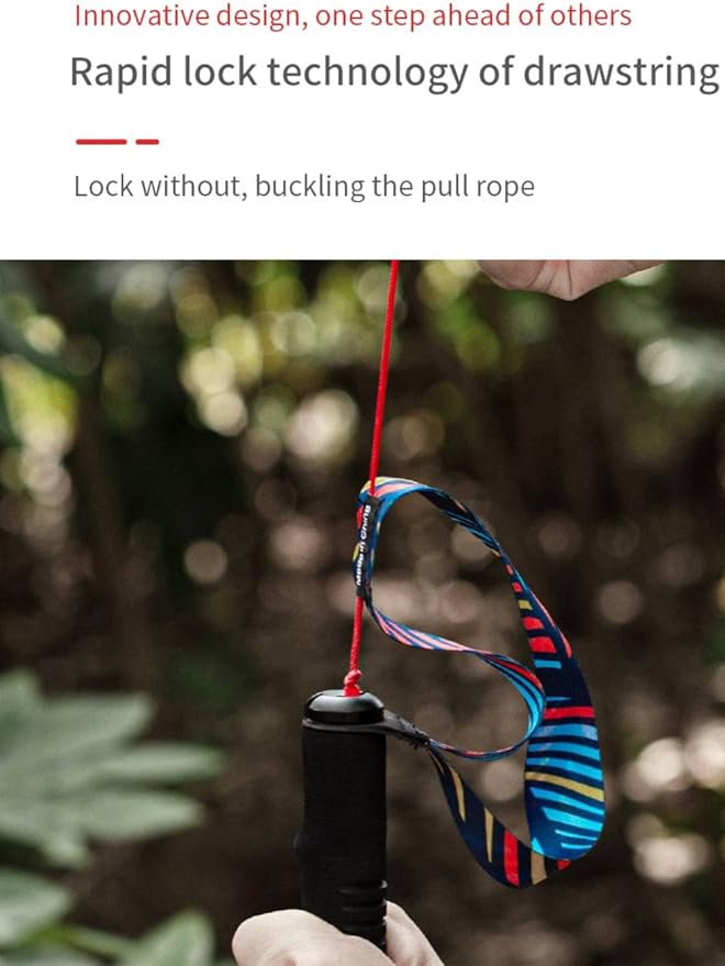 AONIJIE Trekking Poles -2 Ultralight Collapsible Carbon Fiber Hiking Poles with Anti-Shock and Quick Lock System, Folding Walking Sticks for Hiking, Camping