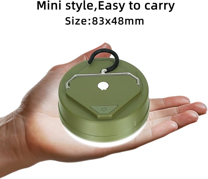 LED Camping Lantern, 1000LM Battery Power Camping Lights, Red Light, IPX4 Waterproof Tent Light, 5 Mode, Portable Flashlight for Power Outage, Emergency, Hurricane, Hiking