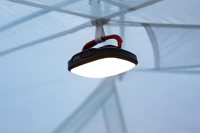 AMPEX Camping Light Rechargeable 300 Lumen White Light with Red Mode - Lock Out Switch - 200 Hour Runtime with USB-C Charging Camping Must Haves