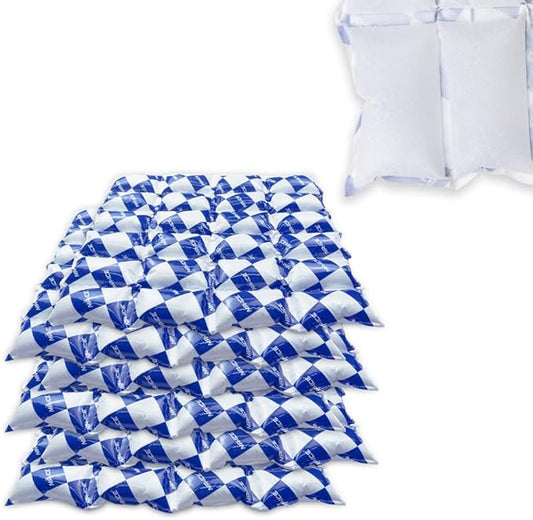 Reusable Dry Ice Packs for Shipping & Storage - Long Lasting Cold Packs for Lunch Box & Coolers - Ideal for Frozen Food & Drinks