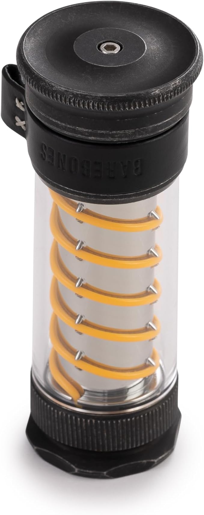 Barebones Edison Light Stick – Tumbled Steel, USB Rechargeable LED Lantern and Flashlight with 7 Modes, 40+ Hour Run Time, Camping Essentials Without Magnetic Base