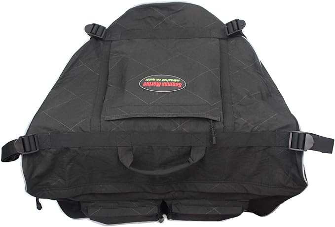 Seamax Sunlitec Front Accessory Storage Bow Bag for Inflatable Boat, with Reflective Line