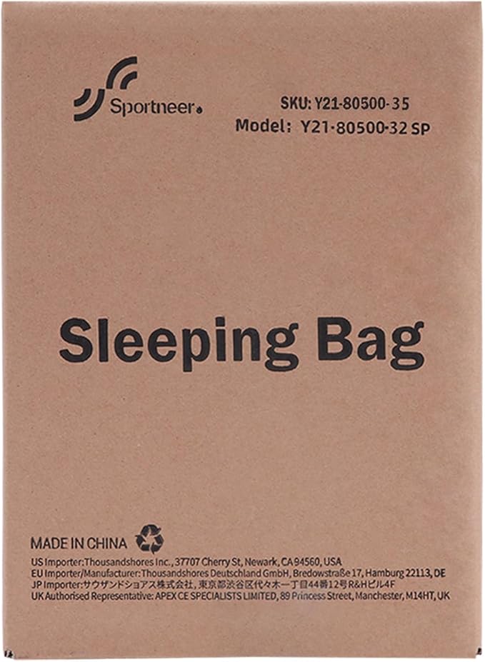 Sportneer Sleeping Bags for Adults, Warm & Cold Weather Sleeping Bag for Adults Kids Boys Girls - Lightweight Compact Camping Gear Equipment, Traveling, Backpacking, Hiking