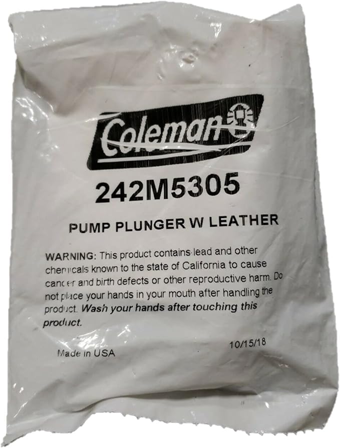 Coleman 242M5305 Lantern Pump Plunger Kit with Leather Pump Cup