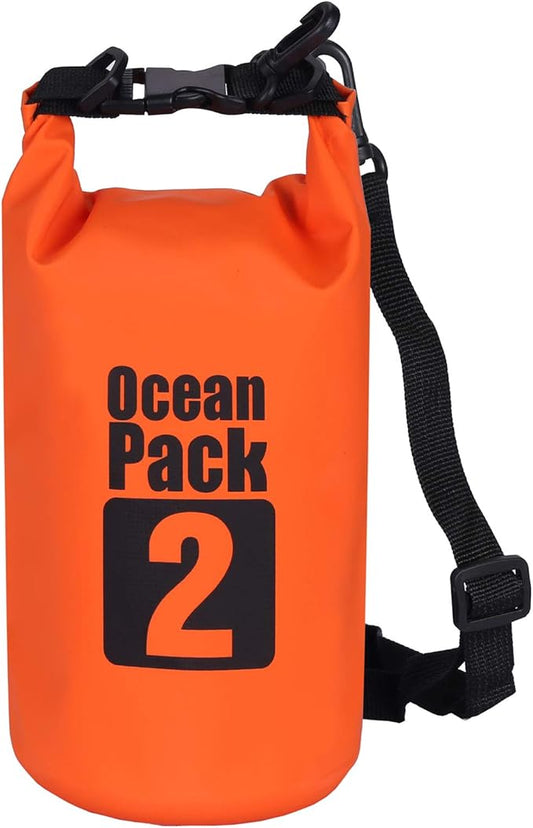 2L/3L/5L/10L/15L/20L/30L 500D Tarpaulin Heavey-Duty PVC Water Proof Dry Bag Sack for Kayaking/Boating/Canoeing/Fishing/Rafting/Swimming/Camping/Snowboarding