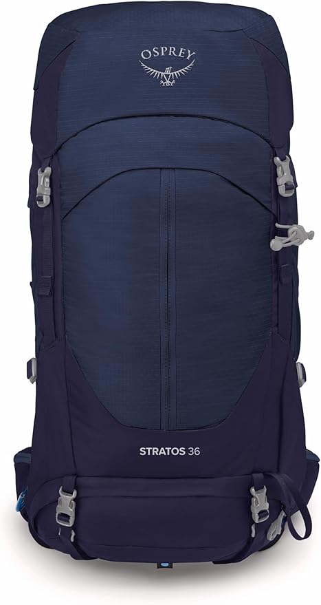 Osprey Stratos 36L Men's Hiking Backpack, Cetacean Blue