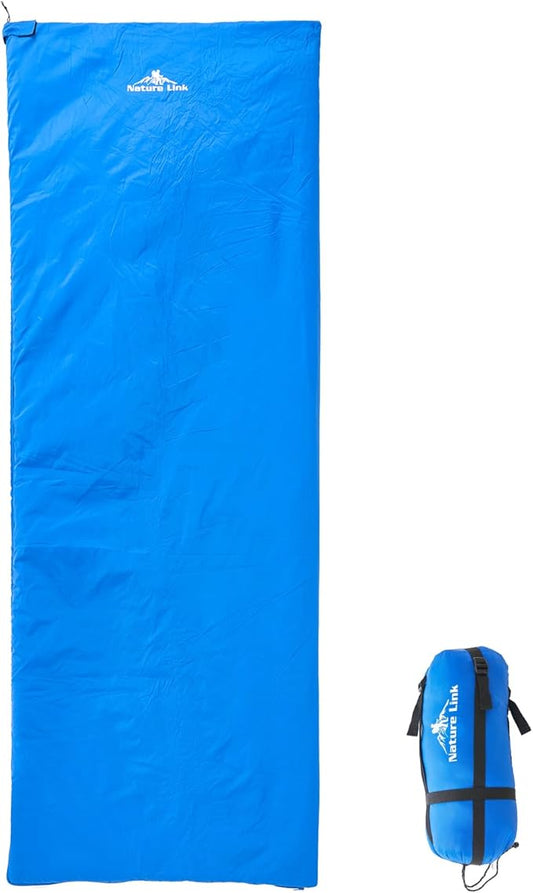 Ultralight Backpacking Sleeping Bag 1.77lbs, Warm Weather Sleeping Bag 50℉-63℉, Nylon Shell and Lining, Waterproof, Compact and Lightweight for Backpacking Camping Hiking