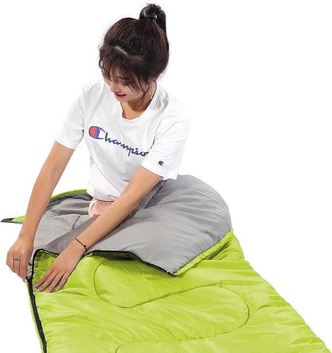 SWTMERRY Sleeping Bag 3 Seasons (Summer, Spring, Fall) Warm & Cool Weather - Lightweight,Waterproof Indoor & Outdoor Use for Kids, Teens & Adults for Hiking and Camping