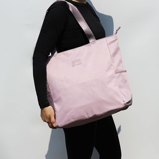 ESVAN Original Floral Water Resistant Large Tote Bag Shoulder Bag for Gym Beach Travel Daily Bags Upgraded