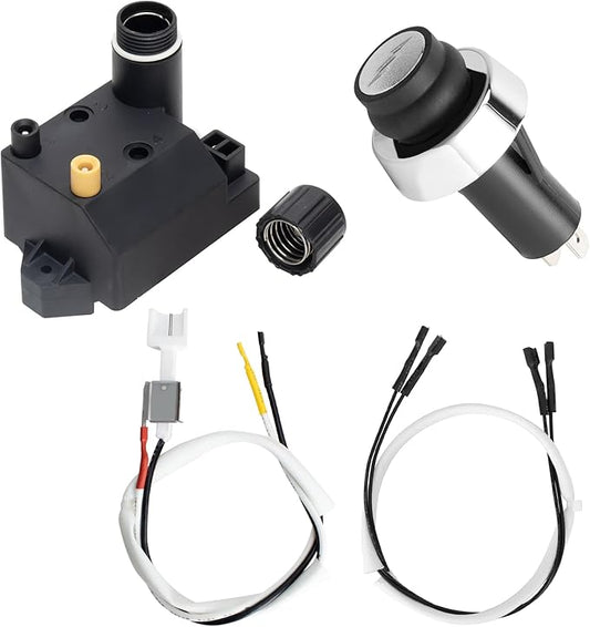 SafBbcue 7642 Grill Igniter kit for Weber Spirit 210-310 Series Gas Grill with Up Front Controls (2013 and Newer) for Weber Spirit 210 and 310 Series Electronic Igniter Button