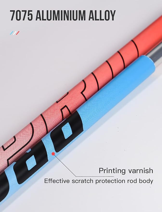 AONIJIE Trekking Poles -2 Ultralight Collapsible Carbon Fiber Hiking Poles with Anti-Shock and Quick Lock System, Folding Walking Sticks for Hiking, Camping