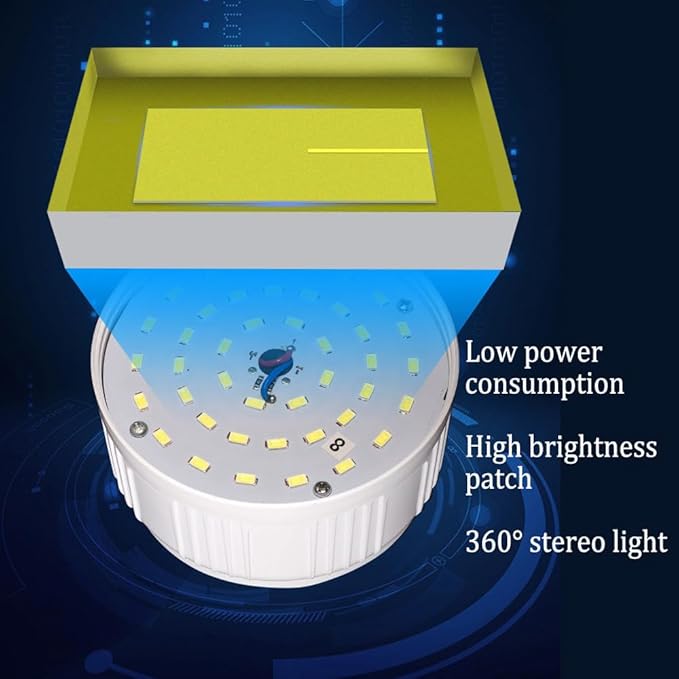 LED Camping Tent Solar Lantern Bulb Lights 5 Mode USB Rechargeable with Remote Control Portable Hanging Outdoor Fishing Emergency Courtyard Garden 4 Power Display Outdoor 2 Pack