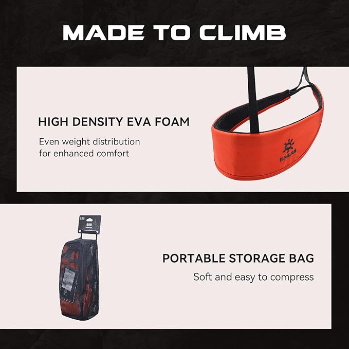 KAILAS Airo Rock Climbing Harness Men Mountaineering Tree Ice Climbing Women Half Body Safety Belt Rappelling