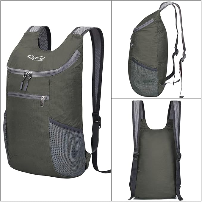 G4Free Lightweight Packable Hiking Backpack for Men Women Small Hiking Daypacks Foldable Shoulder Pack Casual Outdoor Bag 11L