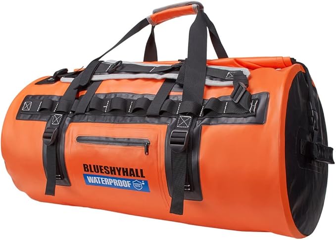 XhuangTech Waterproof Dry Bag,60L Outdoor Gym Bags Shoulder Bag&Handbag Dry Backpack Duffle Bags Water-Resistant Travel Sling Bag For Kayaking, Rafting, Boating, Swimming, Camping, Hiking