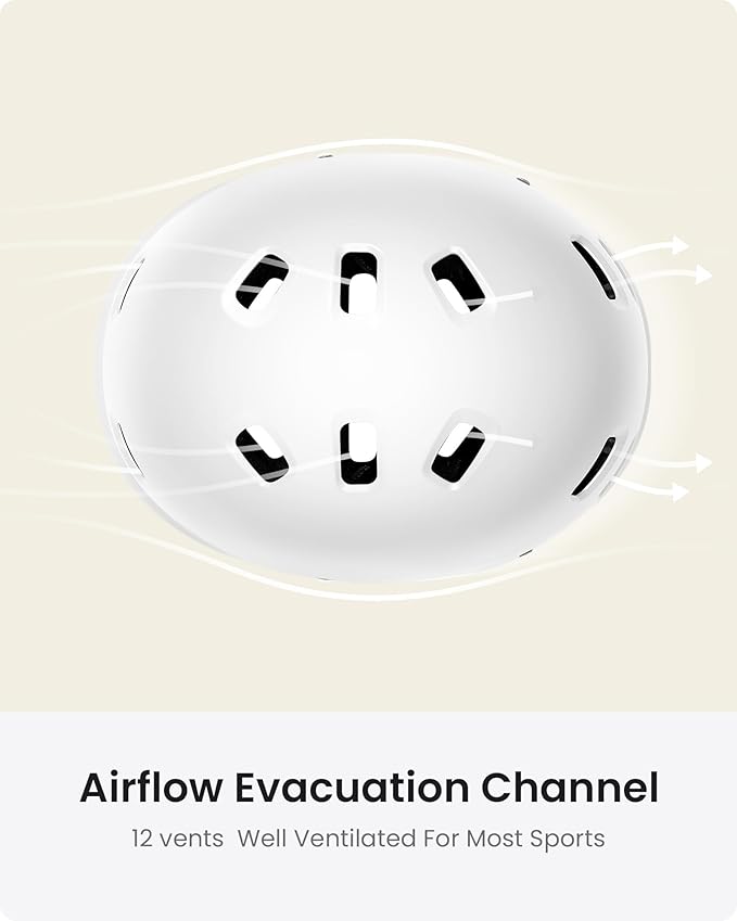 OutdoorMaster Skateboard Cycling Helmet-Beetles Snug,Bike Helmet for Adults, Youth & Kids-Two Removable Liners Ventilation Multi-Sport Commuter Scooter Roller Skate Inline Skating Longboard