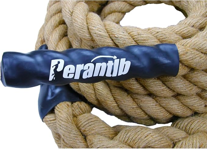 Perantlb Outdoor Climbing Rope for Fitness and Strength Training, Workout Gym Climbing Rope, 1.5'' in Diameter, Length Available: 8,10, 15, 20, 25, 30,40, 50 Feet…