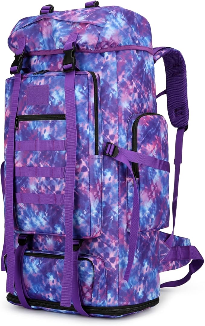 Hiking Backpack for Men 70L/100L Camping Backpack Military Rucksack Molle 3 Days Assault Pack for Climbing