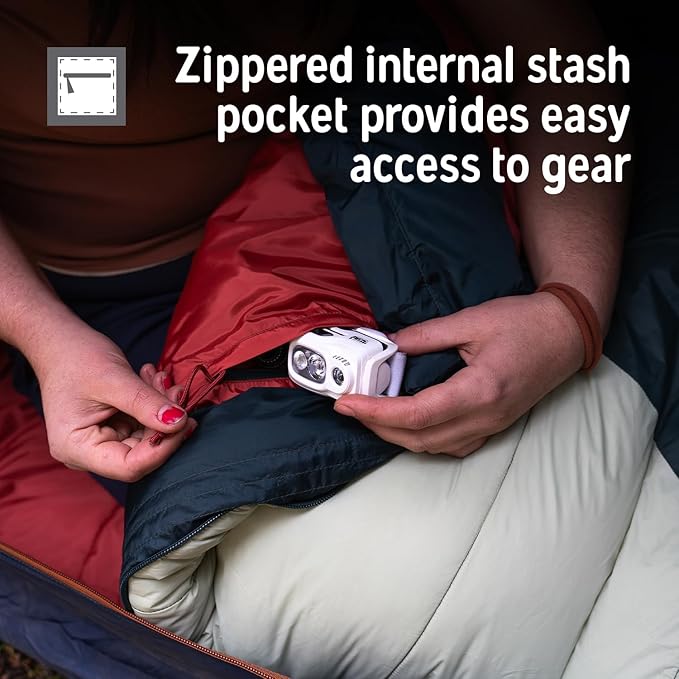 Kelty Cosmic Synthetic Fill 20 Degree Backpacking Sleeping Bag – Compression Straps, Stuff Sack Included