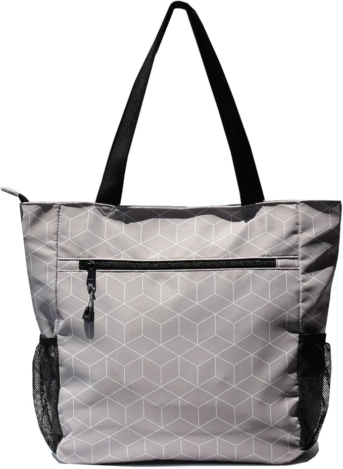 ESVAN Original Floral Water Resistant Large Tote Bag Shoulder Bag for Gym Beach Travel Daily Bags Upgraded