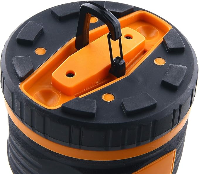 LED Camping Lantern Rechargeable, 1800LM, 4 Light Modes, 4400mAh Power Bank, IP44 Waterproof, Perfect Lantern Flashlight for Hurricane, Emergency, Power Outages, Home and More, USB Cable Included