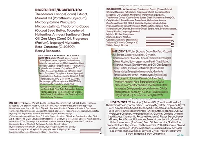 Convenience Kits International Women's Multicultural 10 PC Grooming/Hygiene Travel Kit Featuring: Palmer's Travel-Size Hair & Body Products, Beige, (23AZ)