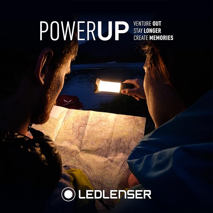 Ledlenser, ML6 Warm White Light Camping Lantern, LED with Micro Prism Technology, 750 Lumens, USB Rechargeable, Backpacking, Hiking, Camping, Black