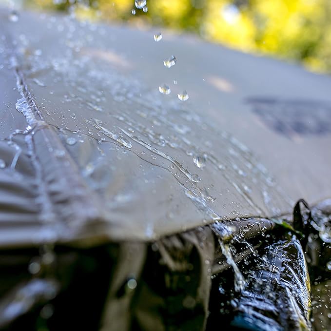 CLAM Quick Set Venture 9 x 9 Foot Portable Outdoor Camping Canopy Shelter, Brown Quick Set Screen Hub Tent Wind & Sun Panels, Brown (2 Pack)