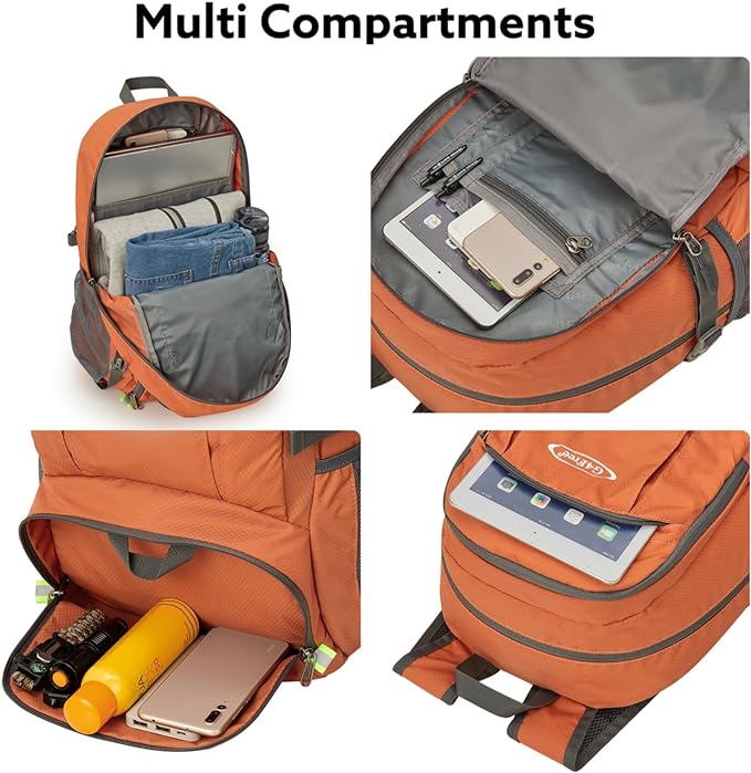 G4Free 40L Lightweight Packable Hiking Backpack, Waterproof Travel Daypack