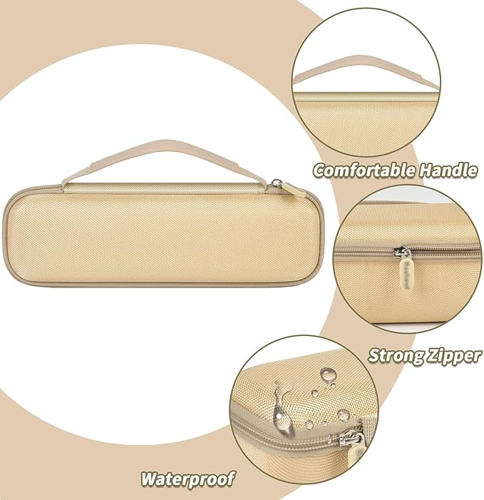 Boobowl Case Compatible with BYSOU/for AsFrost/for SupeDesk/ for Outask Camping Light Telescopic and Collapsible Night Mobile Lighting Battery, Outdoor Camping Lantern Bag (Box Only) (Brown)