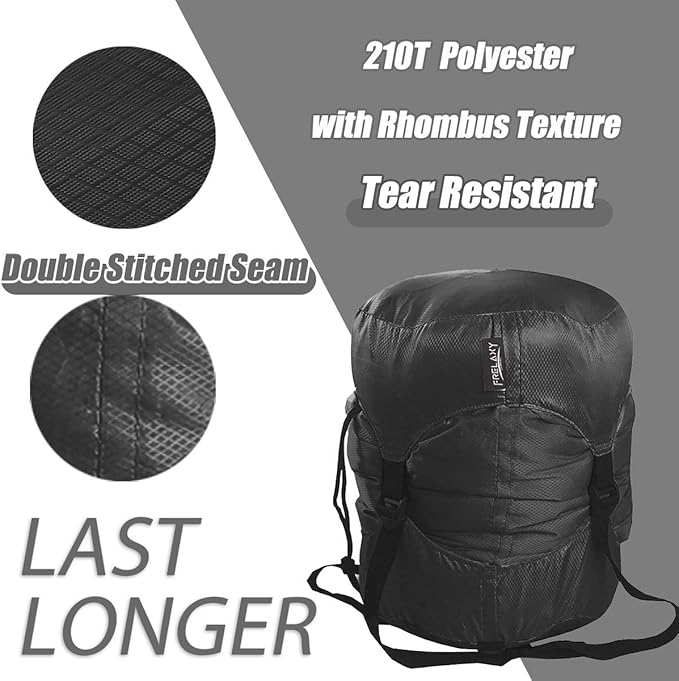 Frelaxy Compression Sack, Ultralight Sleeping Bag Stuff Sack, 40% More Storage! 11L/18L/30L/45L/52L, Compression Stuff Sack - Space Saving Gear for Camping, Hiking, Backpacking