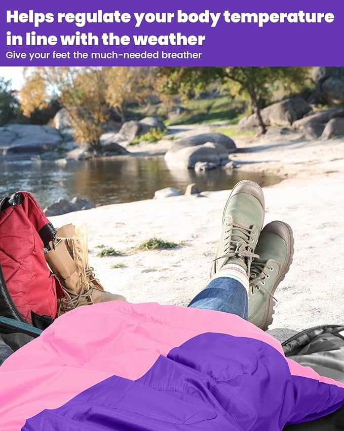 Sportneer Sleeping Bags for Adults, Warm & Cold Weather Sleeping Bag for Adults Kids Boys Girls - Lightweight Compact Camping Gear Equipment, Traveling, Backpacking, Hiking