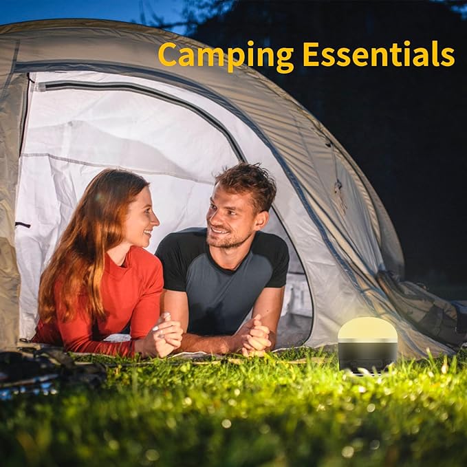 LED Camping Lantern Rechargeable 1000LM,4 Modes,Portable Tent Light Built-in 4000mAh Battery,Waterproof Emergency Light for Hurricane,Outdoors,Hiking,Outages