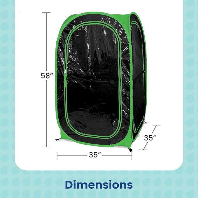 WeatherPod 1-Person Pop-Up Pod with Tinted Panels – Pop-Up Weather Pod, Protection from Cold, Wind and Rain with Added Privacy