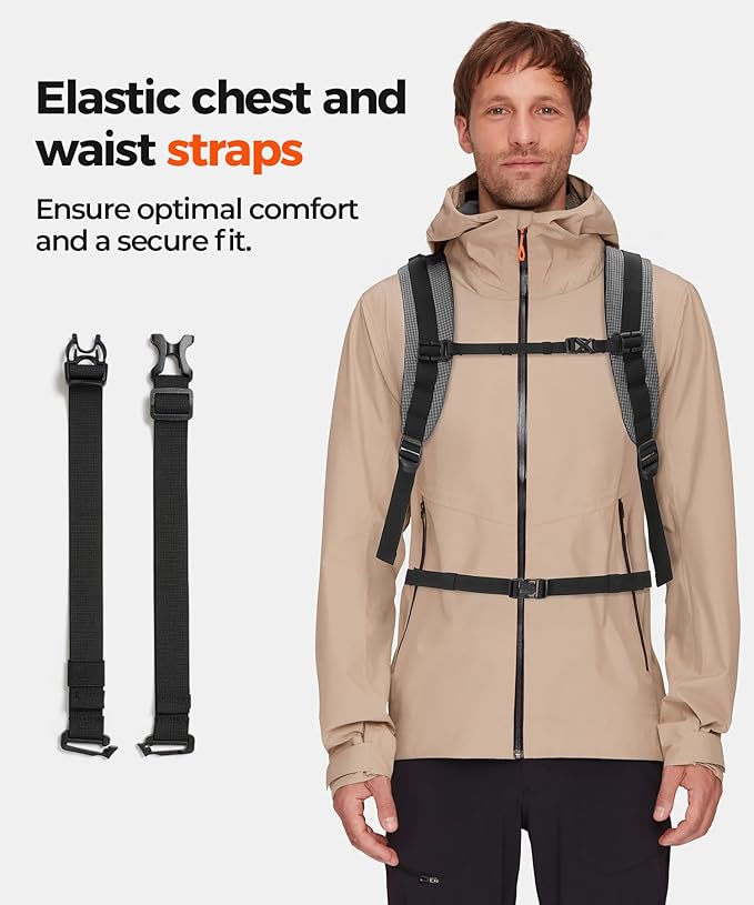 Lightweight Hiking Backpack, Camping Backpack 20L Small Backpacks Water Resistant Daypack for Women Men (Grey)