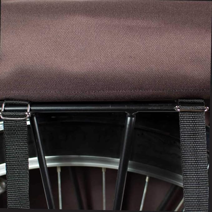 BikyBag Classic CS - Bike Double Bag, Fashion & Colorful Bicycle Panniers (Pink Daisy)