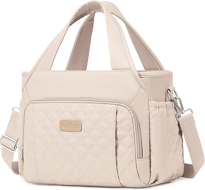 Artelaris Lunch Bag for Women,Insulated Lunch Bag for Work, Large Leakproof Cooler Purse with Side Pockets & Removable Shoulder Strap Women's for Beach Cute Lunch Bags