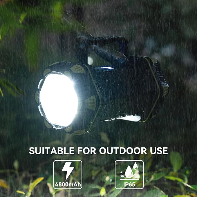 AlpsWolf 2 Pack Camping Lantern Rechargeable, LED Camping Flashlight, 4800 Capacity, 8 Modes Portable Camping Light for Emergency, Hurricane,Hiking, Power Outages, Camping Essentials