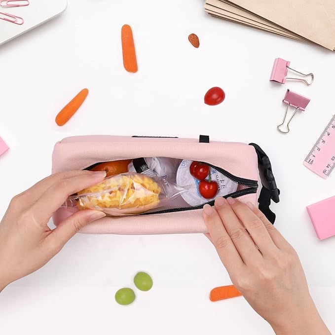 Small Cooler Bag Freezable Lunch Bag for Work School Travel,Small Lunch Bag,Small Insulated Bag For Kids/Adults,Freezer Lunch Bags,Freezable Snack Bag,Mini Lunch Bag Fit For Yogurt,Suit for 3+.