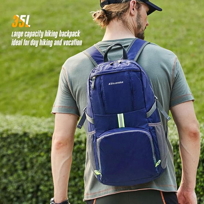 35L Lightweight Packable Backpack Waterproof Durable Hiking Travel Backpack Daypack
