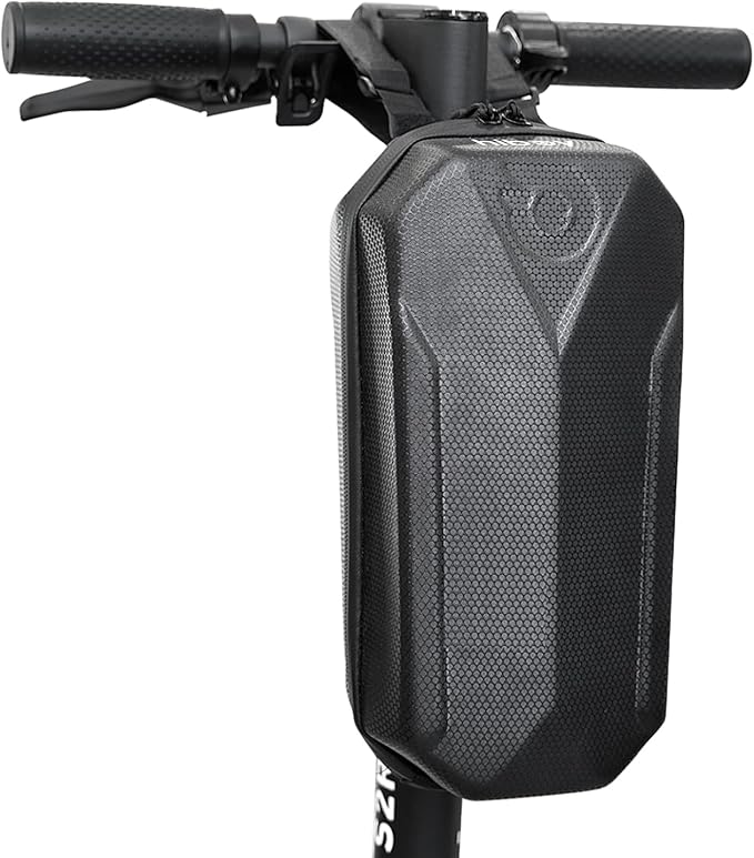 Hiboy Scooter Storage Bag, 3L/4L Large Capacity Scooter Handlebar Bag, Front Hanging Bag for Electric Scooter/Electric Bike, for Carrying Chargers, Phone, Keys with Waterproof Hardshell EVA Material