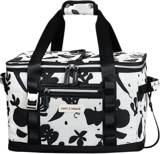 Sort & Snack Travel Cooler Bag - Fits up to 3 Sort & Snack Snacklebox - Perfect Insulated Soft Cooler Bags Collapsible Coolers for Travel and Road Trip Essentials for Adults