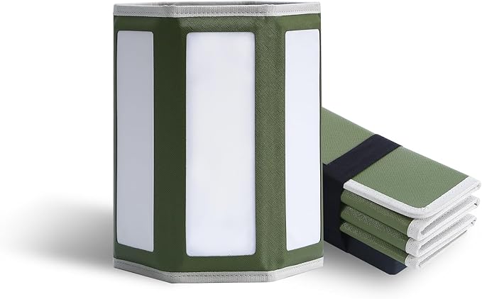 5200mAh Solar Camping Lantern & Power Bank - 10W Fast Solar Charger, IPX4 Waterproof LED Emergency Light with USB/Type-C, 10H Runtime for Camping, Hiking, Power Outages (Green)