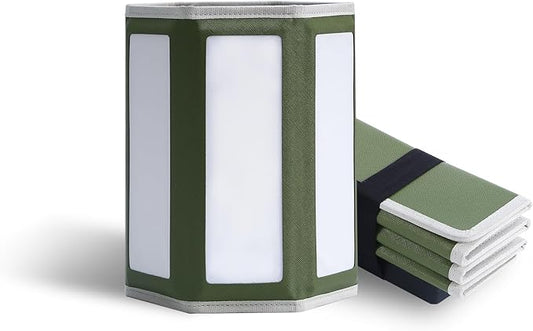 5200mAh Solar Camping Lantern & Power Bank - 10W Fast Solar Charger, IPX4 Waterproof LED Emergency Light with USB/Type-C, 10H Runtime for Camping, Hiking, Power Outages (Green)