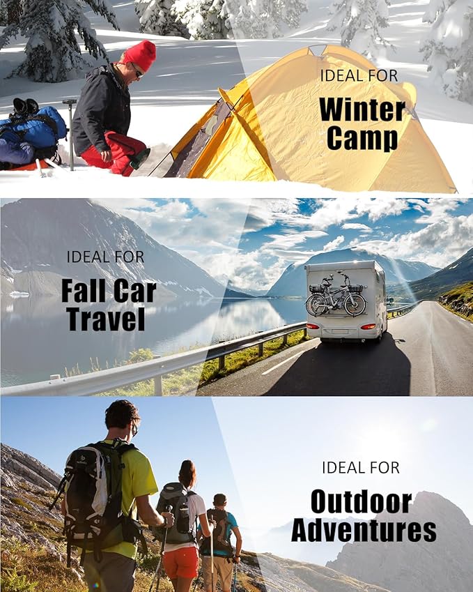 Sleeping Bags for Adults Backpacking Lightweight Waterproof- Cold Weather Sleeping Bag for Girls Boys Mens for Warm Camping Hiking Outdoor Travel Hunting with Compression Bags