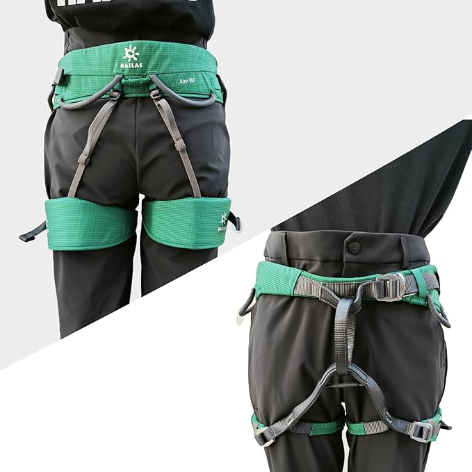 KAILAS B3 Rock Climbing Harness Men Adjustable Roofing Harness Indoor Climbing Rappelling Harness Women Protect Durable