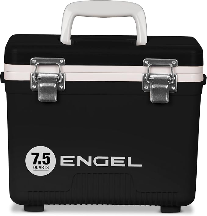 Engel UC7 7.5qt Leak-Proof, Air Tight, Drybox Cooler and Small Hard Shell Lunchbox for Men and Women