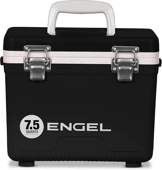 Engel UC7 7.5qt Leak-Proof, Air Tight, Drybox Cooler and Small Hard Shell Lunchbox for Men and Women