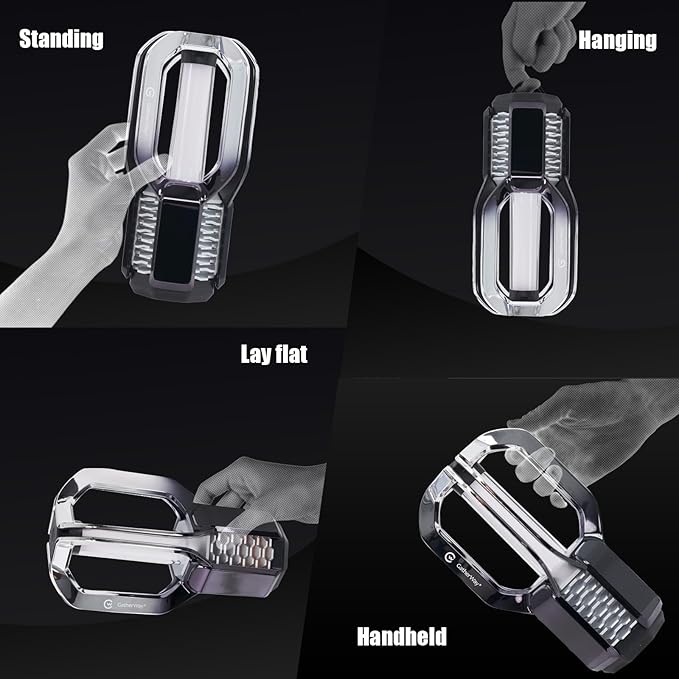 Rechargeable LED Camping Lantern - Free-Grip Design,4 Modes,IP65 Waterproof,3000K Warm Glow, Lightweight Portable Outdoor Light,Emergency Tent Light for Hiking,Backpacking & Home Use