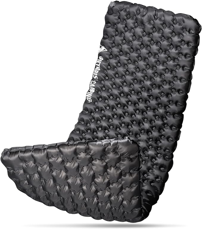 OneTigris Obsidian Ultralight Sleeping Pad, 5.2R Insulated, Inflatable Camping Backpacking Sleeping Mat Weighs 2.05lb, 74.4" x 24.8"